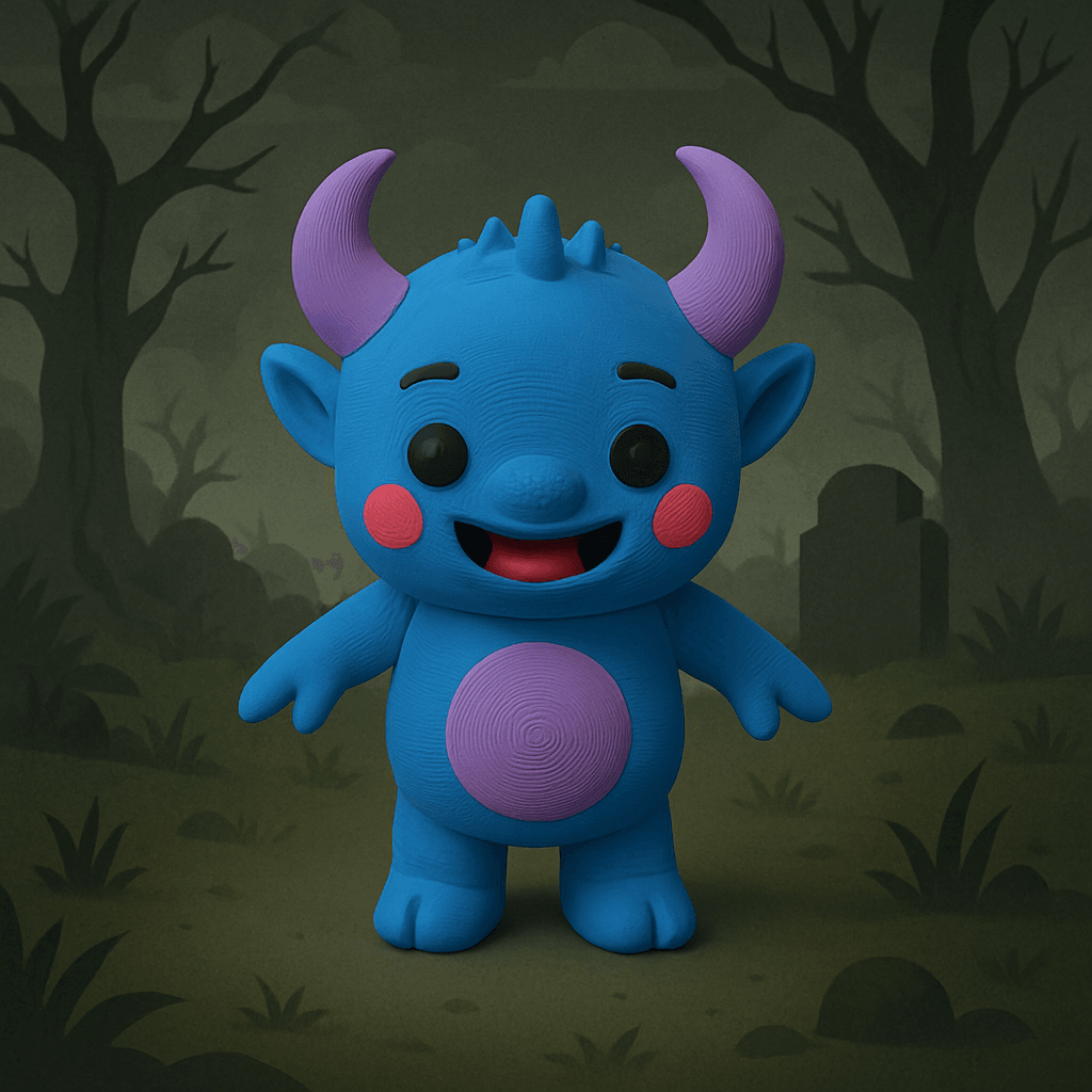 Boggle the Little Monster 3d model