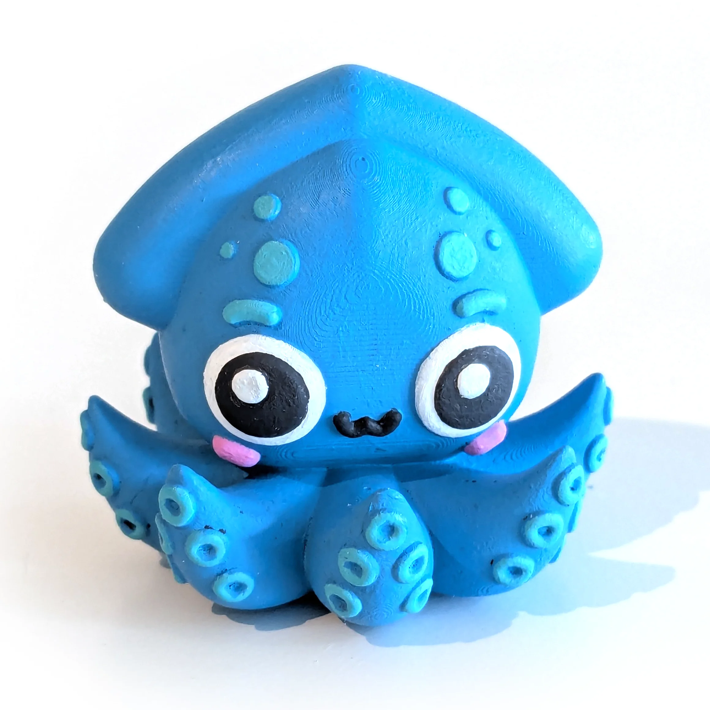Cute Cryptid Baby Kraken 3D Printable Legendary Sea Monster Figure 3d model