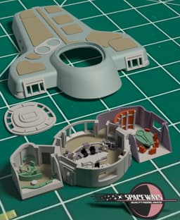1/670 Voyager Bridge/Ready/Conference Room Interior/Exterior 3d model