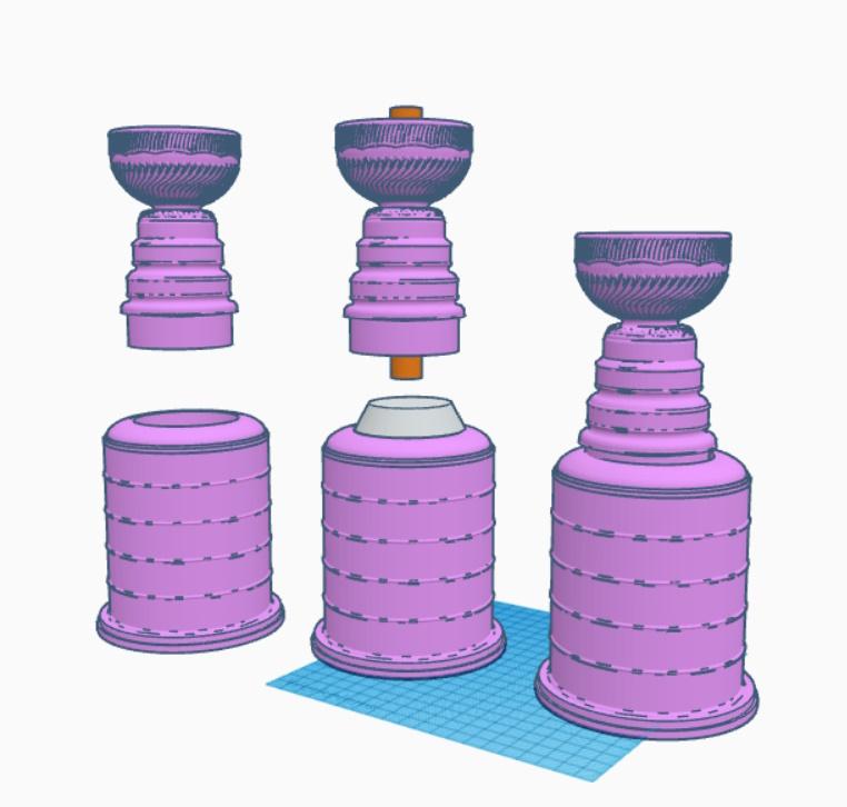 Stanley Cup Drinking Version 3d model