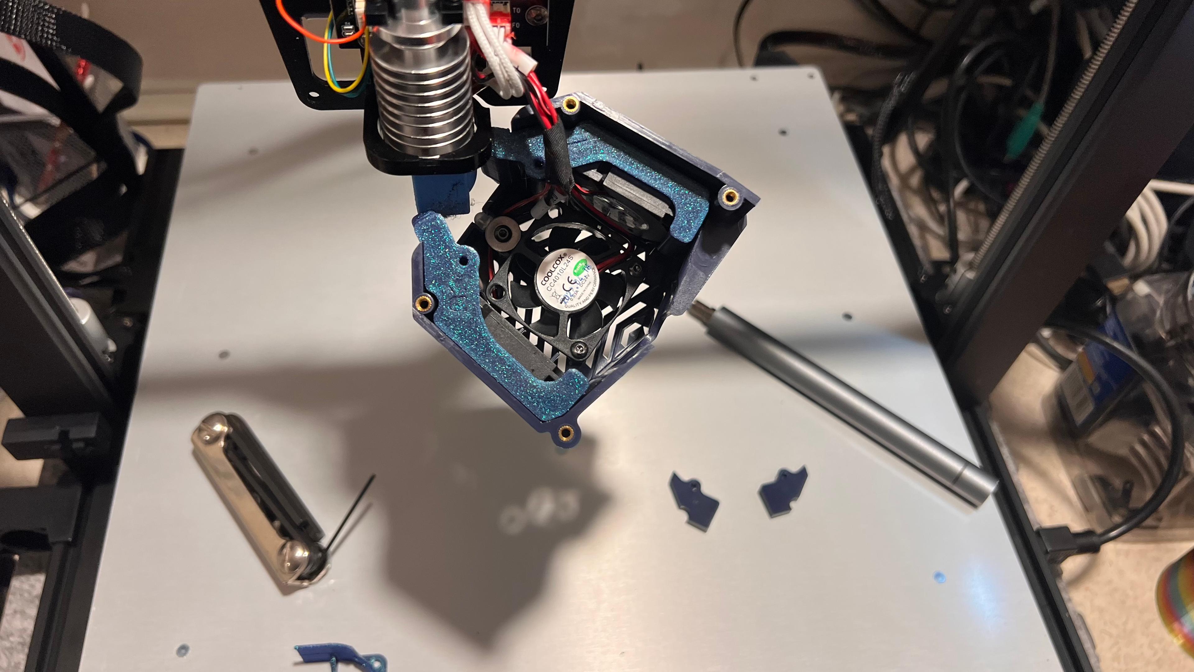 Anycubic Vyper & Kobra Max Part Cooling Duct UPGRADE! - Improved print quality 3d model