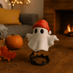 Flying Christmas Ghost – Halloween meets Christmas 3d model