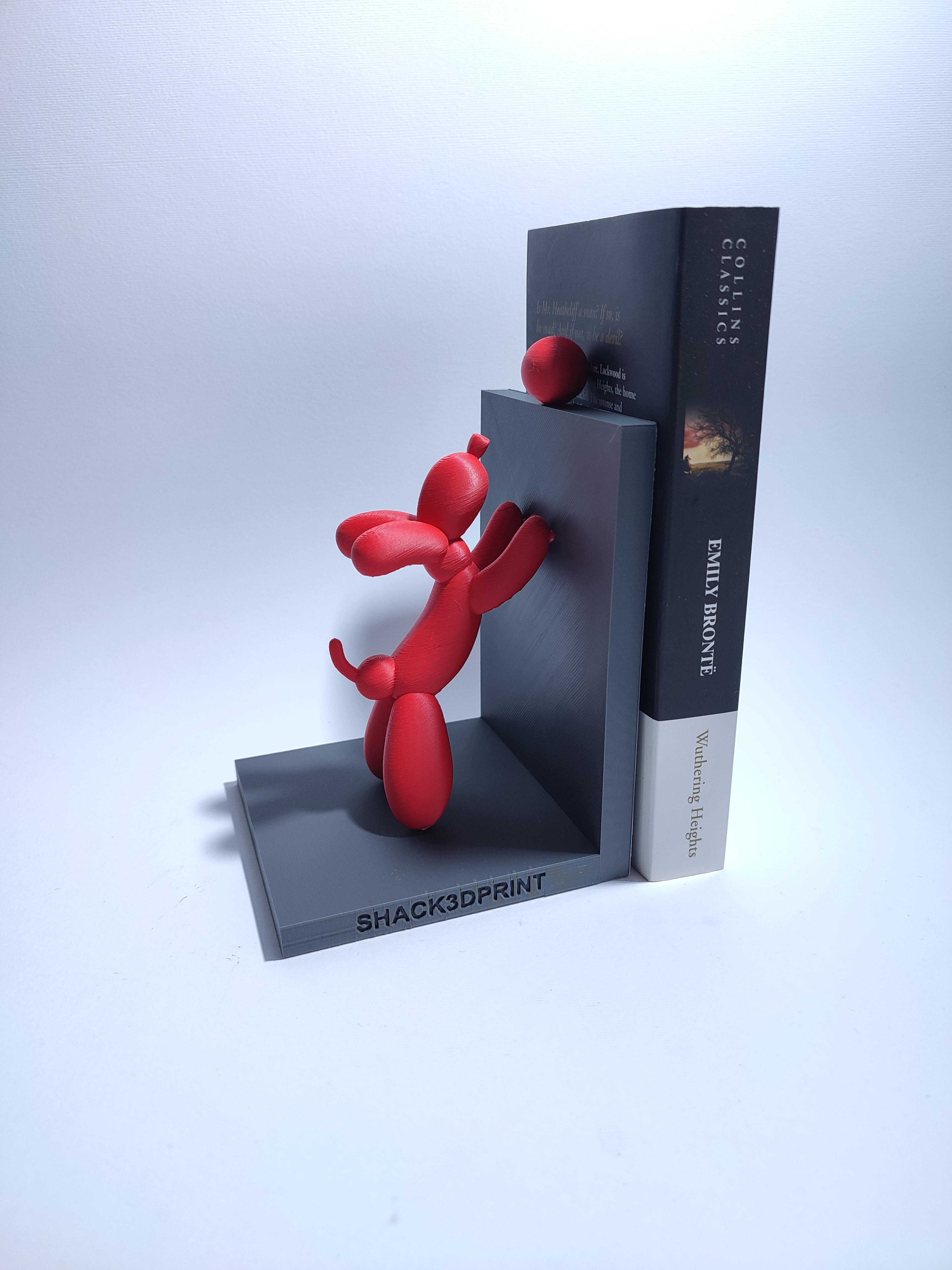Balloon Dog Book Holder 3d model