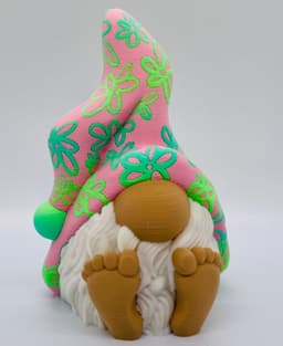 Fancy Flower Gnome 3d model