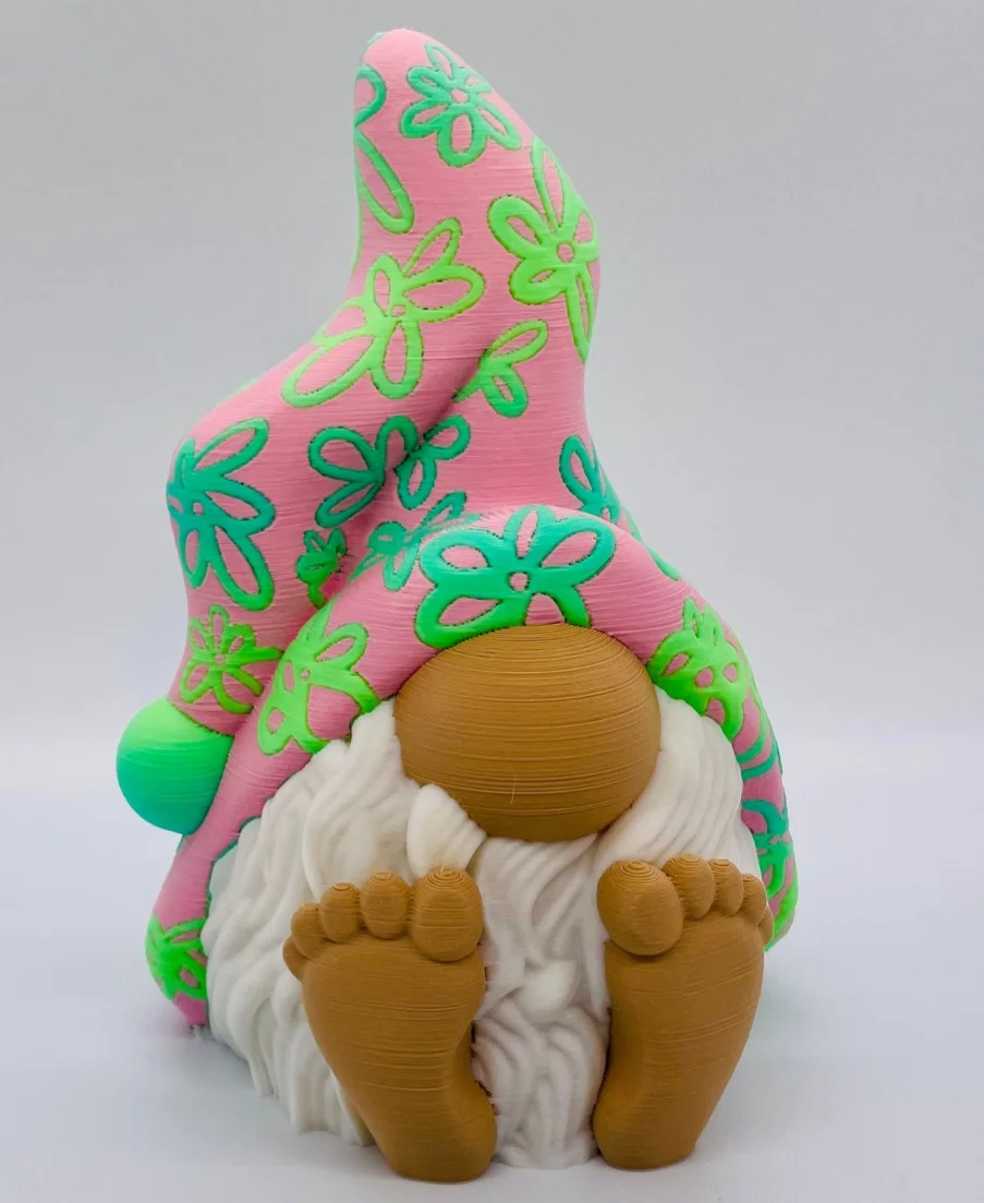 Fancy Flower Gnome 3d model