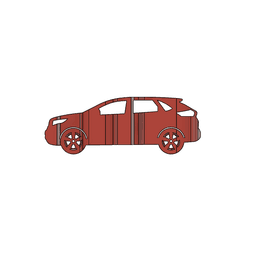 Edge 2018 3D Car Flip Art Desk Display 3d model