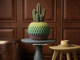 Mosaic Plant Pot 3d model
