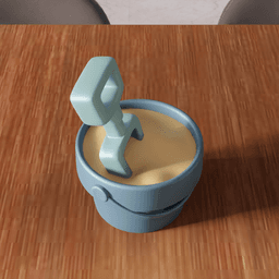 Sand Bucket & Shovel Set - Summer Village Series 3d model