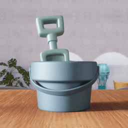 Sand Bucket & Shovel Set - Summer Village Series 3d model