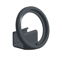 MagSafe Phone Stand - Modular Desk Rail System 3d model