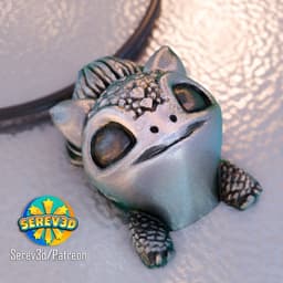 Bulbasaur Ring - Pendant & Keychain - Pokémon Fan Gift Set - 3D Print STL/3MF 3d model