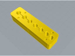 Inserts for Dewalt 795 tool case 3d model