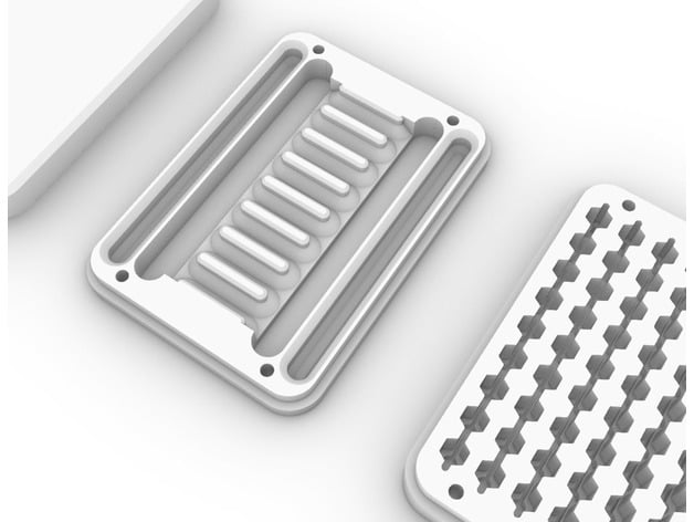Inserts for Dewalt 795 tool case 3d model