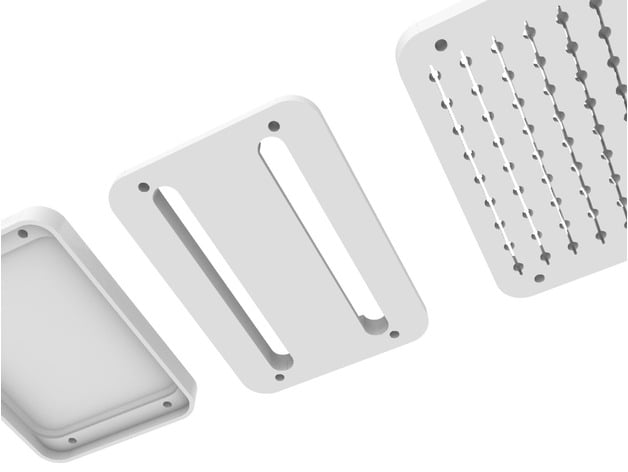 Inserts for Dewalt 795 tool case 3d model