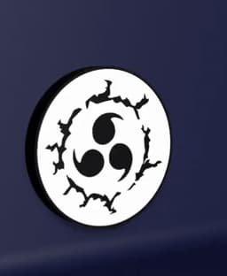 Sasuke Curse - LED Strip compatible 3d model