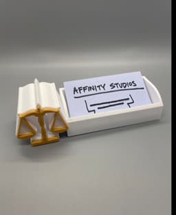 Lawyer Attorney Business Card Holder V2 3d model