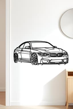 M4 F82 Wall Art, Wall Decor, Home Decor 3d model