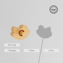 Frog Cake Pop Mold, Animal Wildlife Amphibian Design, 2-Piece 3D Printing STL PRODUCT_2792 3d model