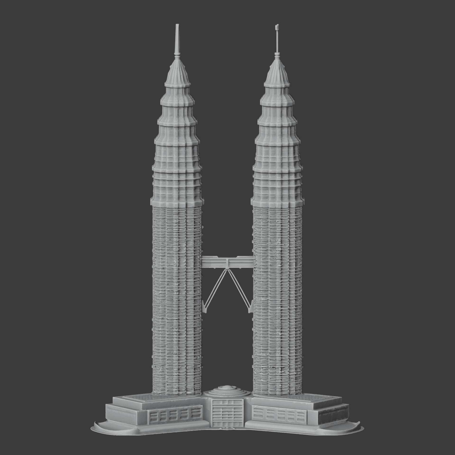 Petronas Towers 3d model