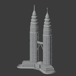 Petronas Towers 3d model