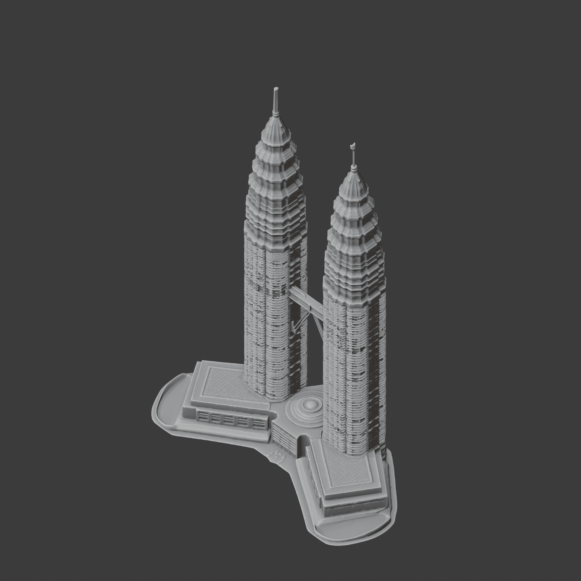 Petronas Towers 3d model
