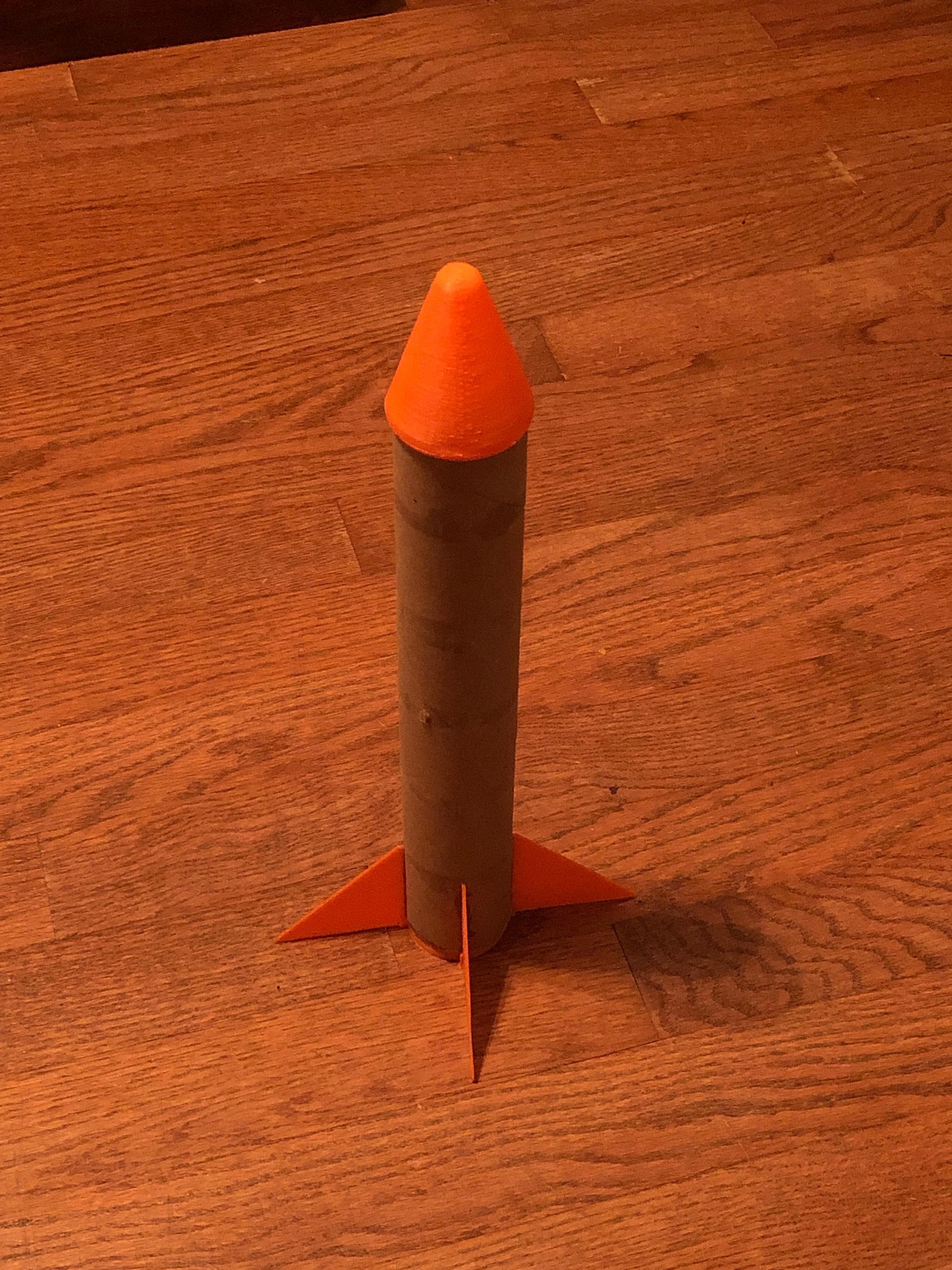 Paper Towel Rocket Kit.stl 3d model