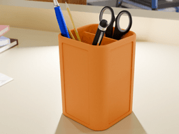 Minimalist Multi-Use Desk Organizer 3d model
