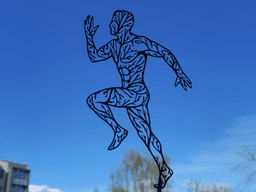 Running Athlete 2D Wall Art.stl 3d model