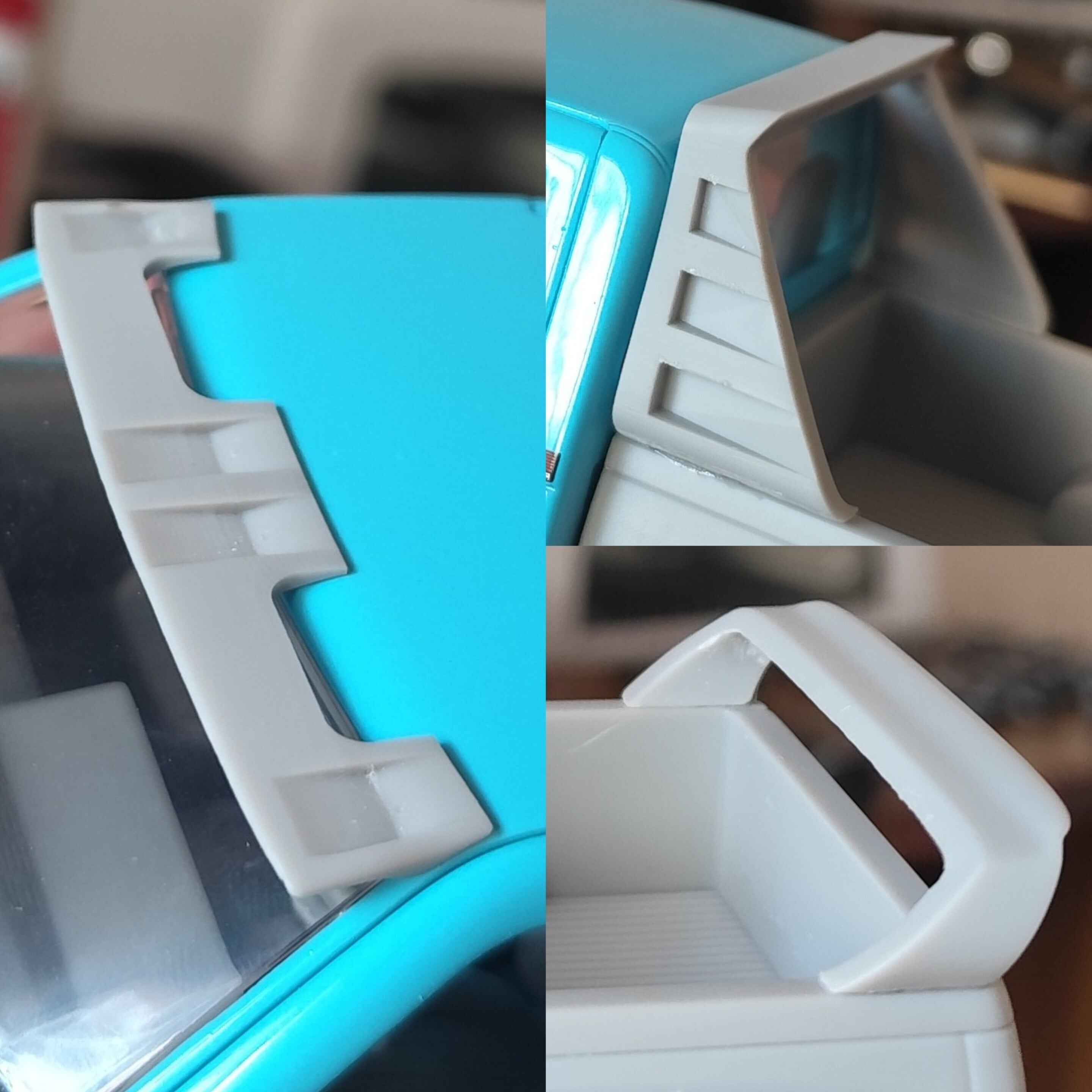 Accessories for M2 1/24 obs Chevy Stepside bed 3d model