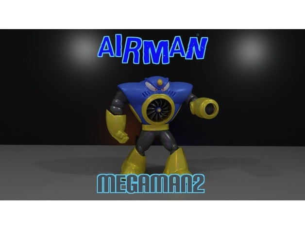AIRMAN from MEGAMAN 2 3d model