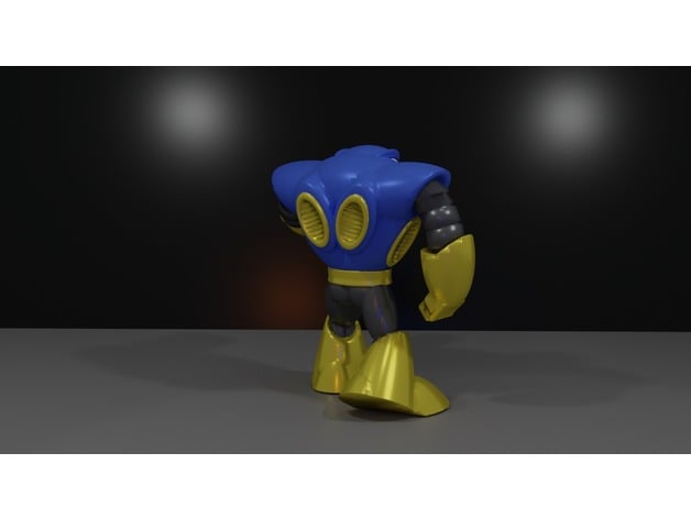 AIRMAN from MEGAMAN 2 3d model