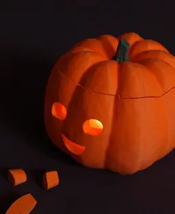 Happy Pumpkin 3d model