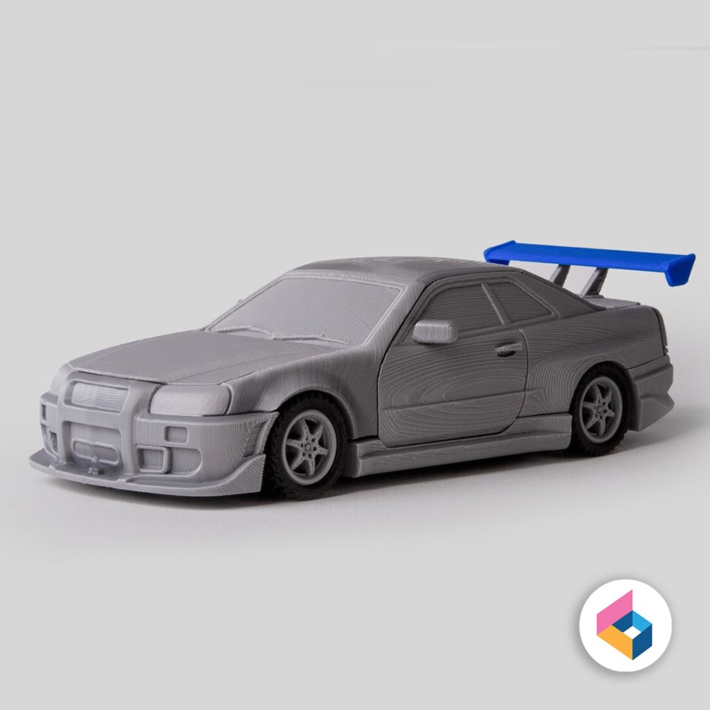 Nissan Skyline GT-R R34 – Foldable Model 3d model
