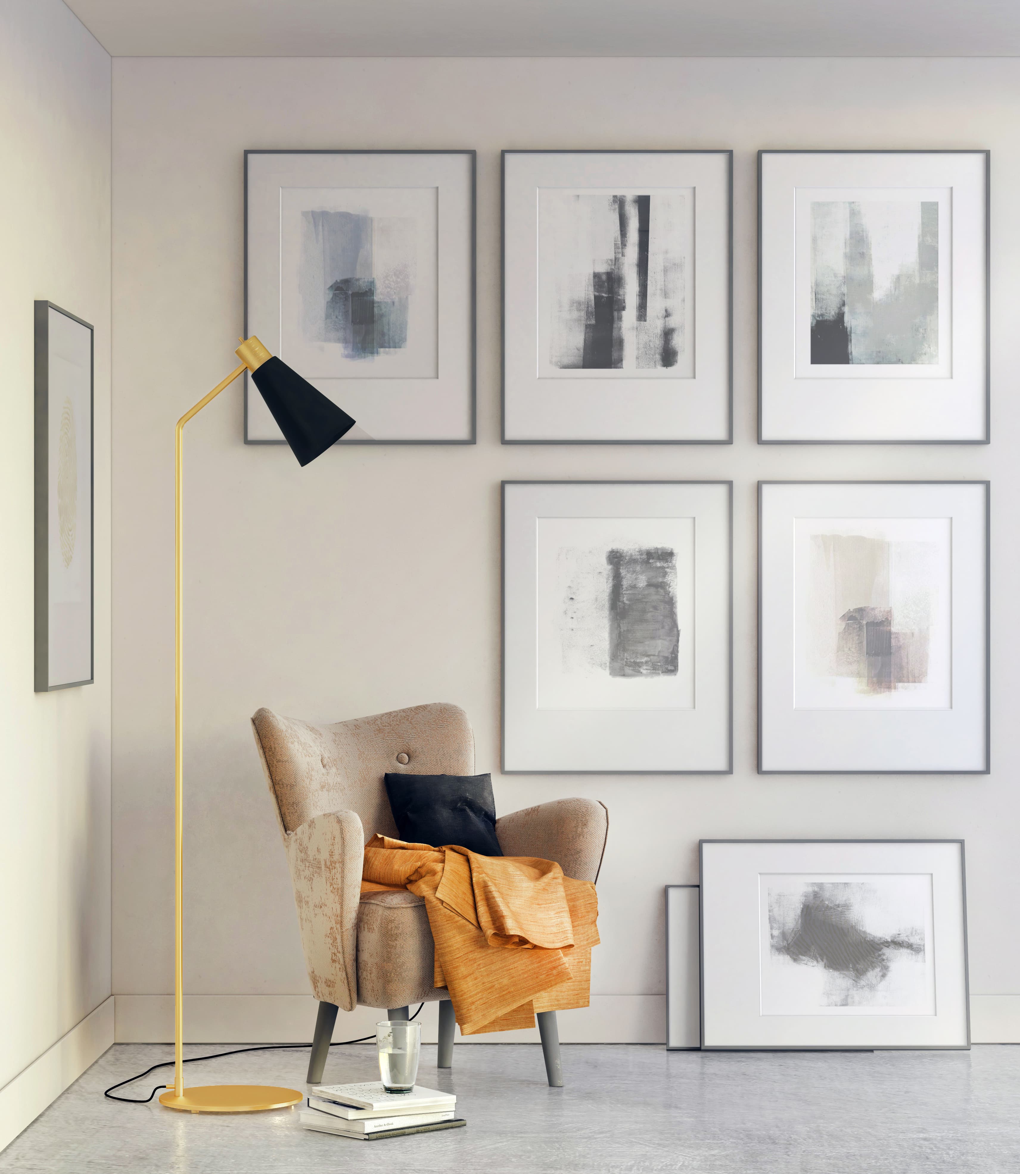 O-A floor lamp, SKU. 21262 by Pikartlights 3d model