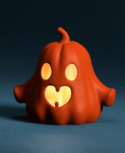Pumpkin Ghost 3d model