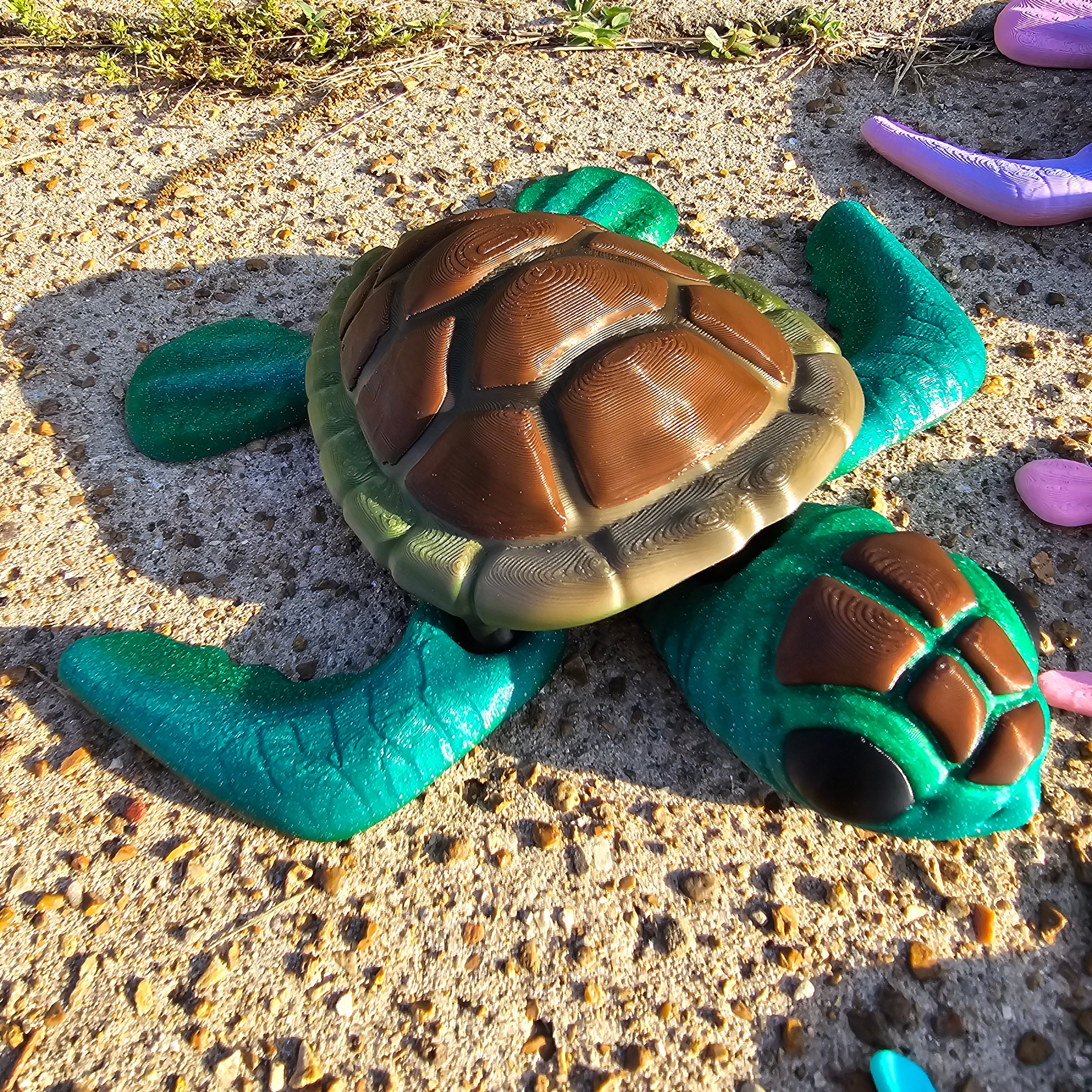 Flexi Baby Sea Turtle 3d model