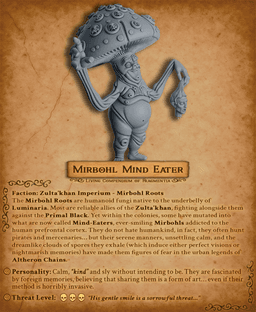 Mirbohl Mind Eater - DnD Miniature for 5e RPG and Tabletop Wargames inspired 3d model