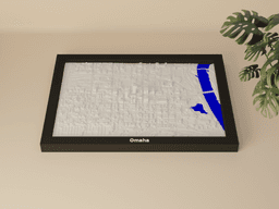 Omaha, United States - 3D Miniature 3d model