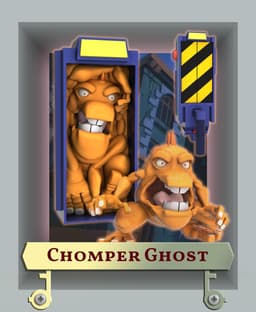 Wall mounted Ghost Trap Chomper Ghost with BONUS 3d model