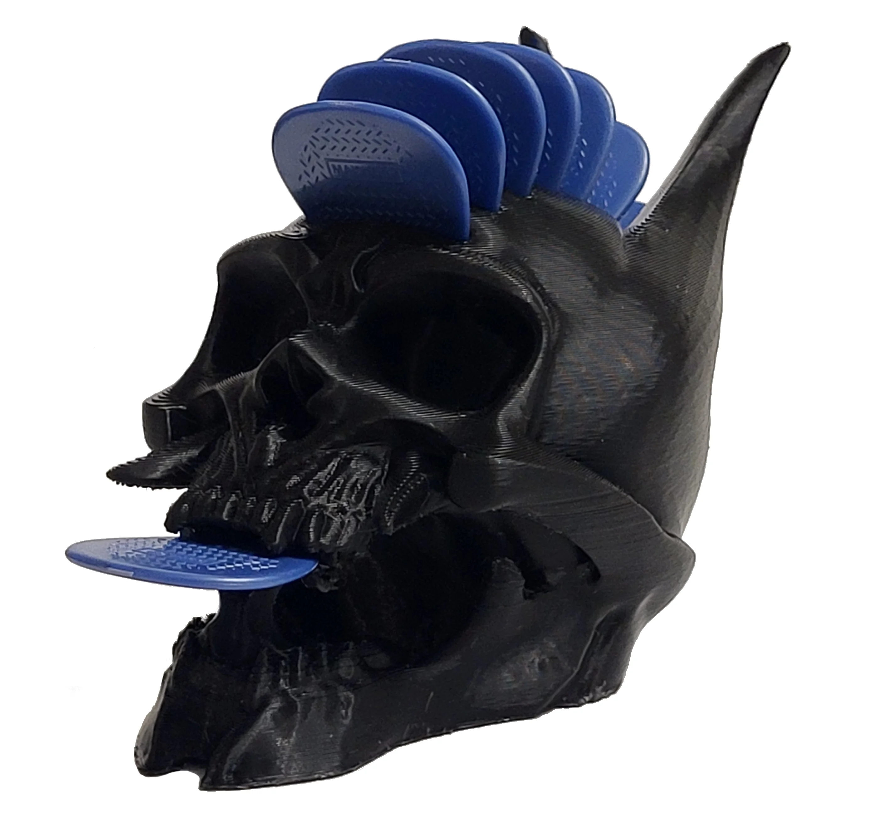Oni Skull Guitar Pick Holder V2 3d model