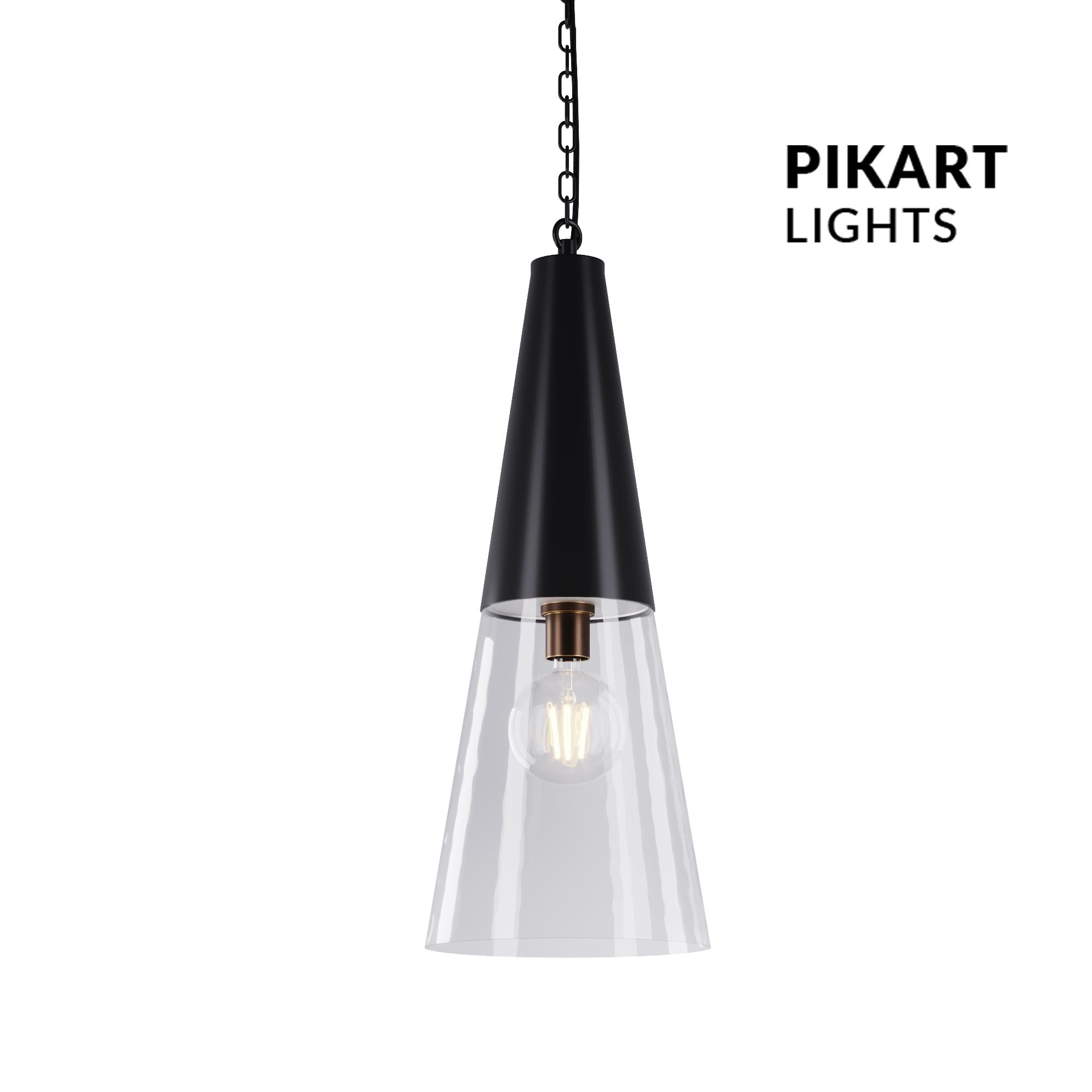Cone Glass lamp, SKU. 4212 by Pikartlights 3d model