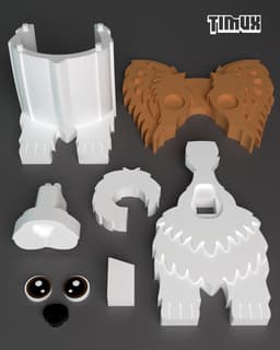 PAPILLON GLASSES HOLDER 3d model
