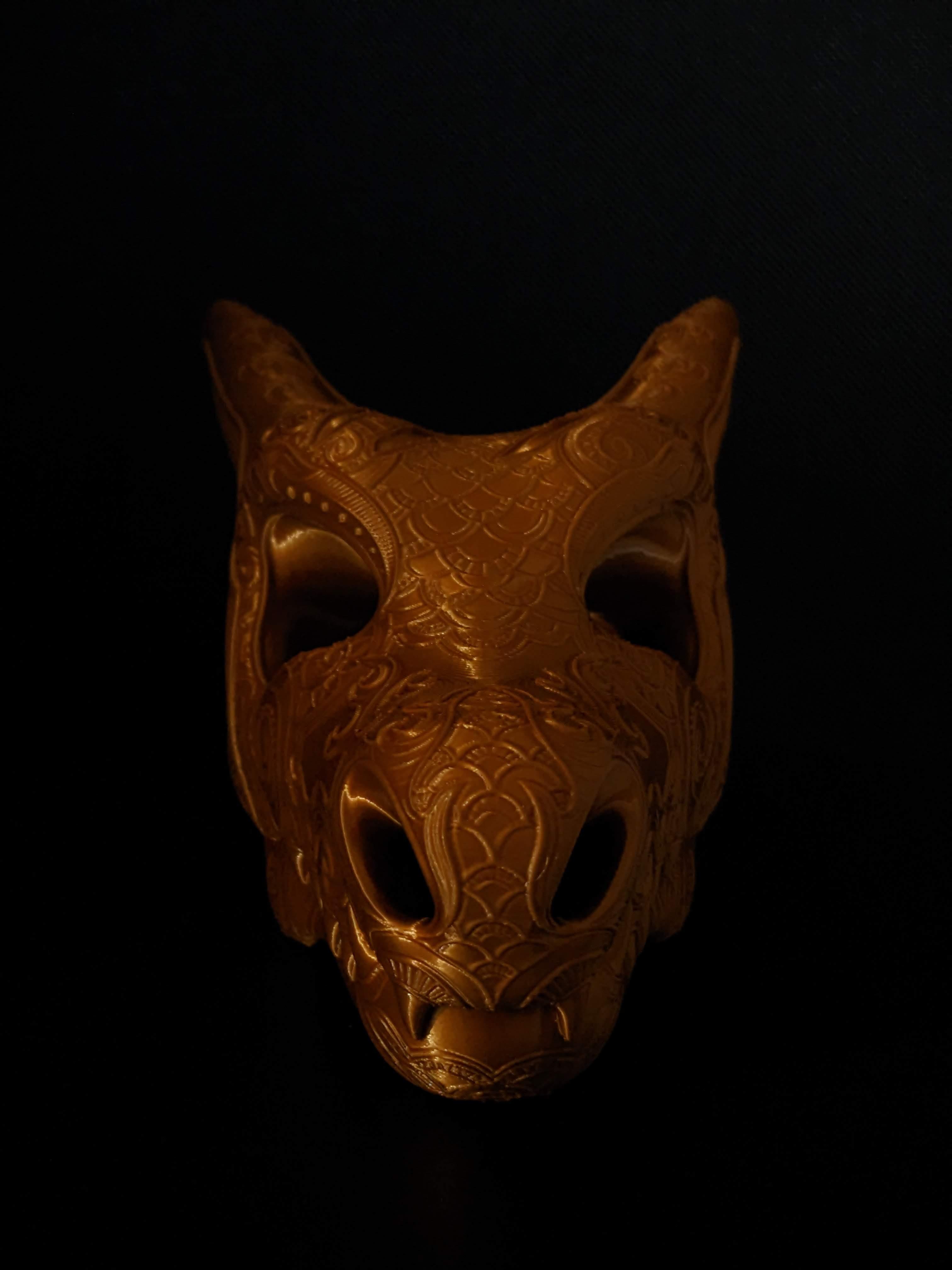 Ornate Charizard Skull (Pokémon) - Polymaker PolyLite PLA "Silk Bronze" with 0.15 LH and 15% infill. - 3d model