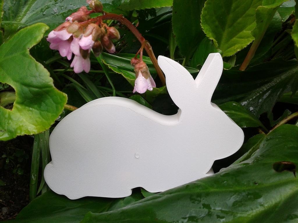 Rabbit 002A, nestable box (v2) #SpringThangs 3d model