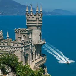 Swallow's Nest Castle | 3D Printable Model Замок «Ластівчине гніздо» | 3D модель для друку 3d model