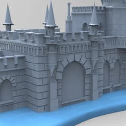 Swallow's Nest Castle | 3D Printable Model Замок «Ластівчине гніздо» | 3D модель для друку 3d model