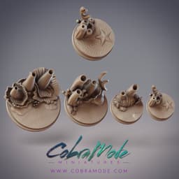 Coral Reef Base Pack (4pcs) 3d model