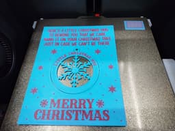 Christmas Card Gift with Snap out Ornament 3d model
