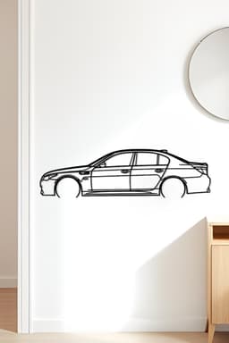 M5 E60 Wall Art, Wall Decor, Home Decor 3d model