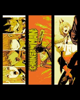Fan Art Manga Special - Chainsawman set of Bookmarks 3d model